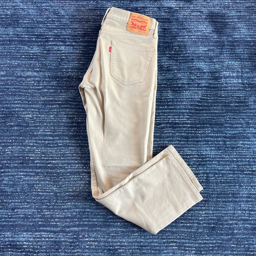 Levi 511 Jeans 32x30 khaki beige